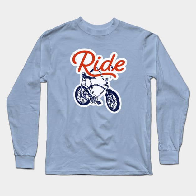 Ride - Bikes Are Awesome Long Sleeve T-Shirt by sombreroinc